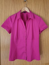 ***COMMA***pinke Bluse***Stretch***Kurzarm***Gr. 38***NEU!***