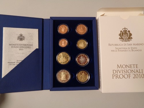 San marino 2010 proof - marino, set