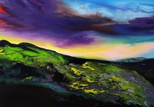 Abstrakte Malerei Landschaft