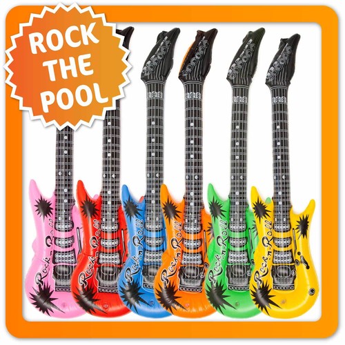 Luftgitarren aufblasbar - 6x,