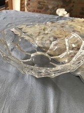 Alte Schale Schüssel Obstschale Salatschale Massiv, Rautenmuster, Gemüse Obst