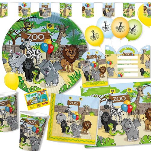 Zoo zootiere geschirr - +,