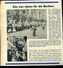 Simson -- Das war etwas für Berliner -- Werbung von 1959 --