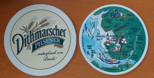Bierdeckel dithmarscher - bierdeckel,