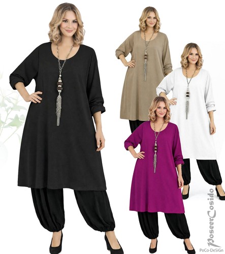 Lagenlook ballon long shirt - lagenlook,