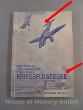74026: Heft DEUTSCHE ITALIENISCHE ENGLISCHE KRIEGSFLUGZEUGE Bilder Bewaffnung