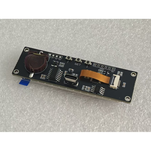 Flip clock schwarz pcb aufbau - schwarz,