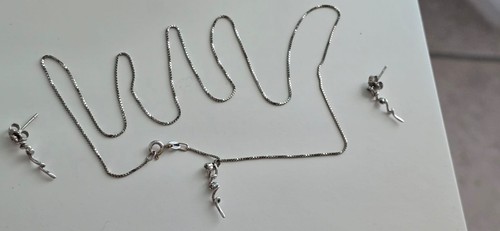 Parure set 750 - set, weißgold