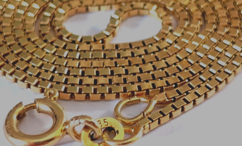 Halskette gelbgold 14k 585 - halskette,