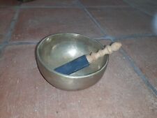 Handgearbeitete patinierte Klangschale Meditation Therapie 748 Gramm  16,5 cm 