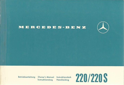 Mercedes w111 220 - mercedes, s