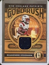 Rhamondre Stevenson - Jersey Patch - 2022 Panini Gold Standard - /225