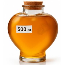 Glasflasche 500ml mit Korken