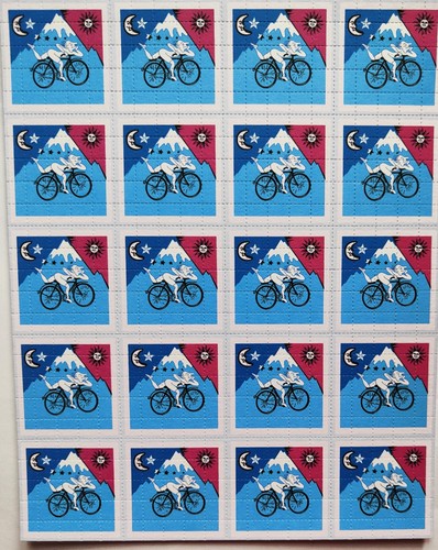 Blotter art hofmann bike - blotter,