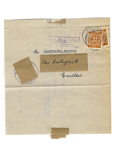 Landpoststempel groß midlum - landpoststempel,