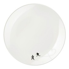 ASA Selection JOY Dessertteller Frühstücksteller Schwarz Weiß Keramik Ø 20,5 cm