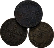 Sachsen Pfennig Groschen   3