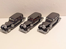 Wiking 1:87 H0 Konvolut 3 Horch PKW Oldtimer, IE Lichtgrau und rot GK 825/1