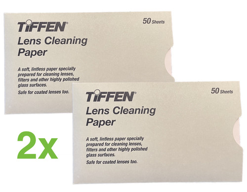 Tiffen lens cleaning - paper, *