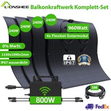 Balkonkraftwerk Solarpanel