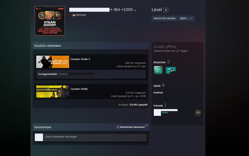 Dig steam account cs2 - 6,