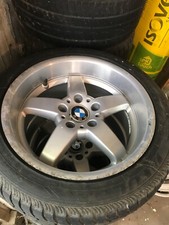 4 BMW Felgen (tiefbett) 235/45ZR 17  94Y gebraucht guter Zustand Reifen sind alt