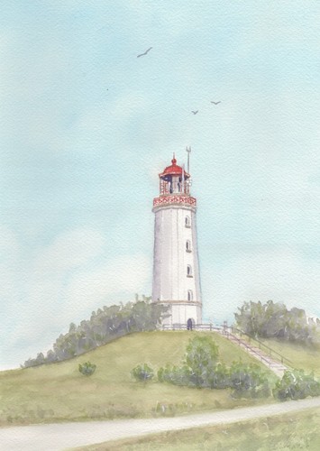 Original aquarell ostsee - original, -ostsee