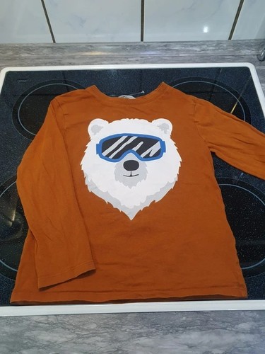 Braunes eisbär langarmshirt - "eisbär",