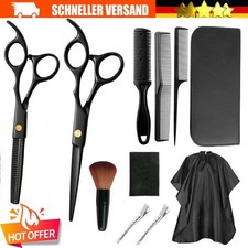 11er Haarschere Set Edelstahl Friseurschere Haarschneideschere Mit Friseurumhang