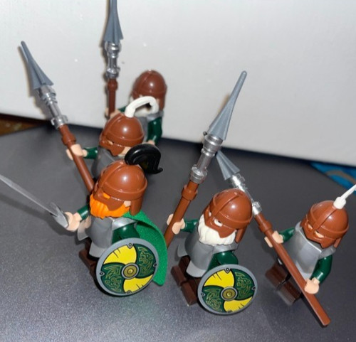Lego rohan soldat armee - lego, 5x
