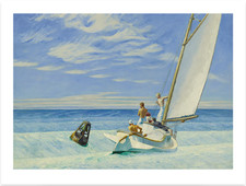 Ground Swell - Edward Hopper 40x30 Segeln Kunstdruck Poster Plakat Bild