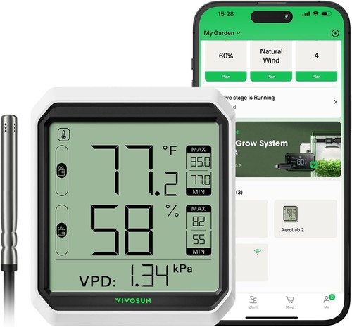 Vivosun thb1s bluetooth thermo - vivosun,