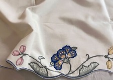Tulips - Vintage  Embroidered