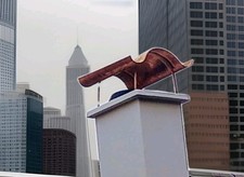 SCHORNSTEINABDECKUNG KAMINHAUBE AUS KUPFER 50x50cm NAPOLEON RETRO