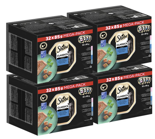 128x85g sheba katzenfutter - 128x85g,