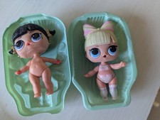 Lol 2 X Puppe gruselig FLEDERMAUS Vampir mit Sarg Under Wraps