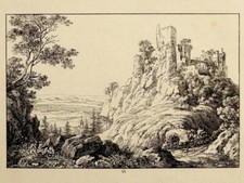 FRAUENSTEIN RUINE IN DER FERNE