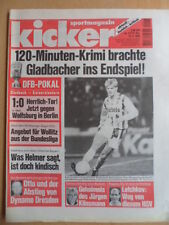 KICKER 31-13.4. 1995 ** Effenberg Pokal HF Gladbach-1.FCK 1:0 Köln-Wolfsburg 0:1