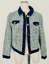 Bouclé-Jacke, Gr. 40