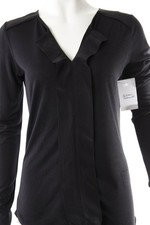 INWEAR Schlupf-Bluse Damen Bluse Gr. DE 34 schwarz Casual-Look