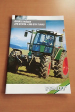 Prospekt Fendt Geräteträger 370 GT/GTA 380 GTA/Turbo Freisichtschlepper 2003