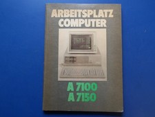 DDR Fachbuch Handbuch Lehrbuch Arbeitsplatz Computer der A7100 und der A7150 TB