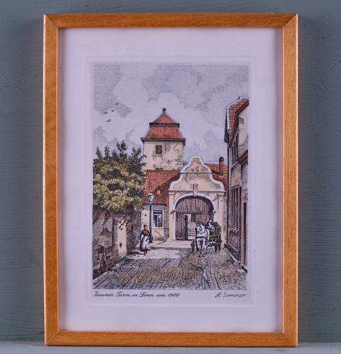 Vintage kupferradierung - vintage,