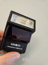 MINOLTA Blitz PROGRAM 2800 AF Foto Aufsteckblitz mit Tasche