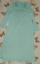 Huber Masche Nachthemd Maxikleid mit Spitze   Gr.40/42