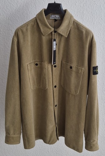 Stone island cord overshirt - island,