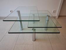 Draenert 1314 Imperial - Lounge Table - Glastisch 75x75 - Sehr guter Zustand