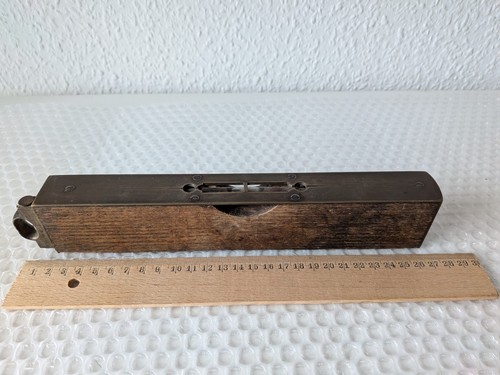 Antike wasserwaage messing - antike,