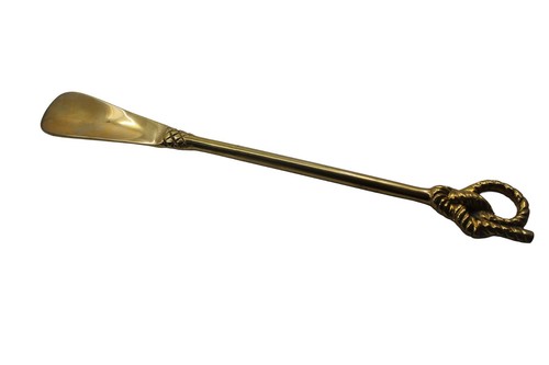 Schuhlöffel aus messing - schuhlöffel, |