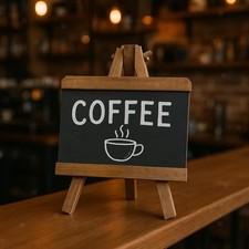 Tisch-Kreidetafel-Schild, Vielseitige Rustikale Menütafel Für Café-Theke, Bar